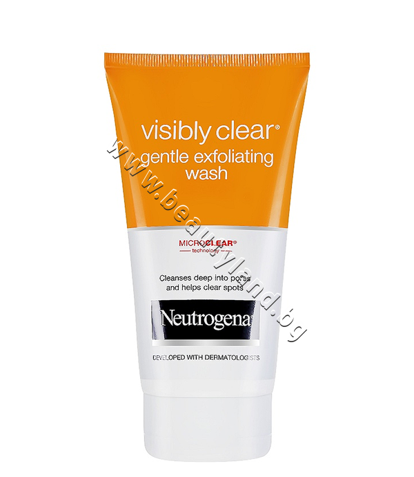 NE-1200 Гел Neutrogena Visibly Clear Gentle Exfoliating Wash - изображение 1 от 1